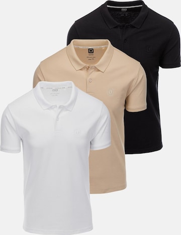 Ombre Shirt 'OM-POBS-0133' in Beige: front