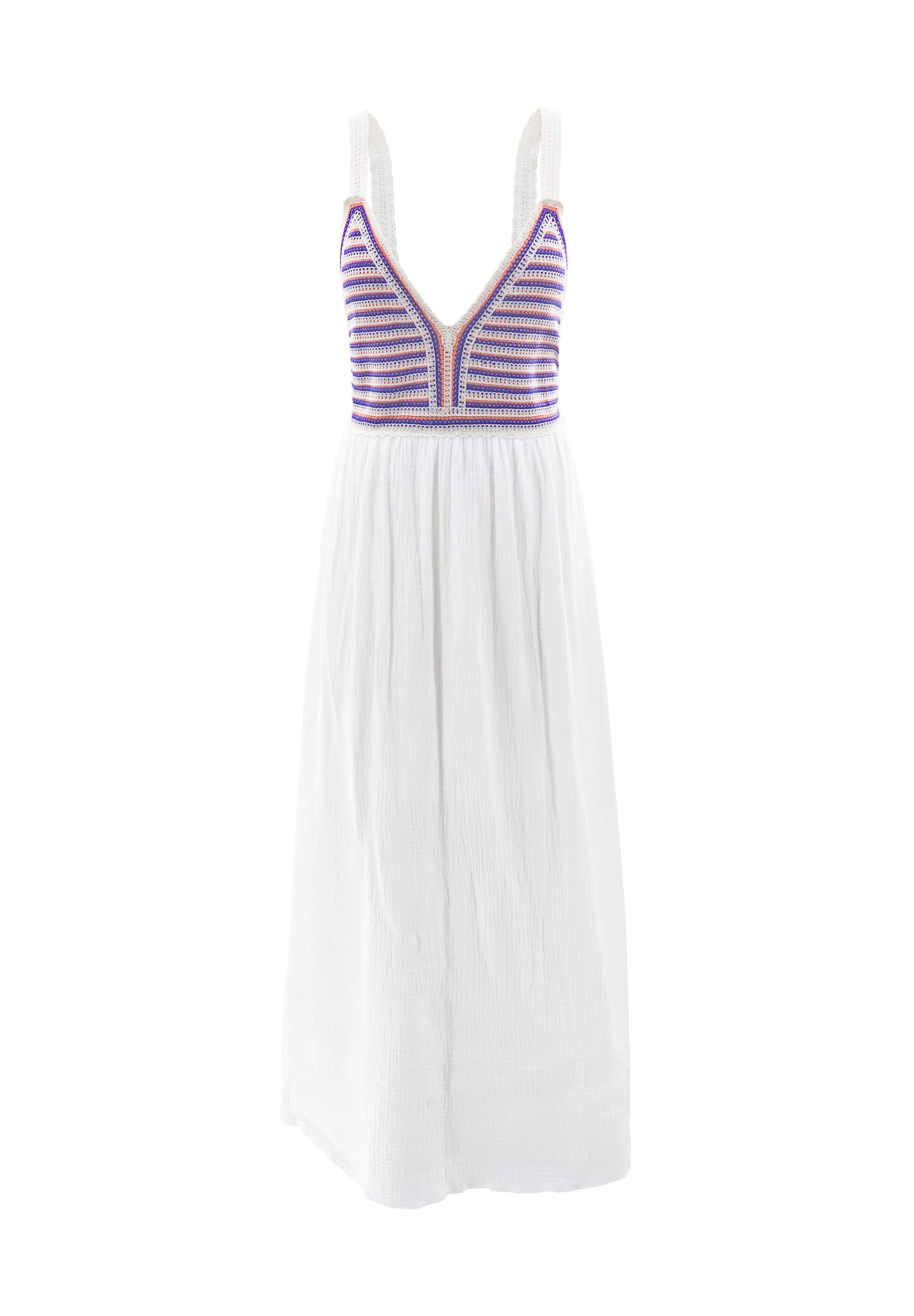 AIKI KEYLOOK Summer dress 'Yettocome' in White: front
