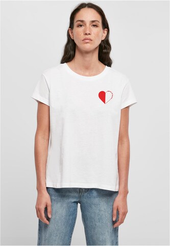 Days Beyond Shirt 'Queen Of Hearts' in Wit: voorkant