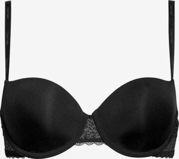 Balconnet Soutien-gorge 'Flirty' Calvin Klein en noir : devant