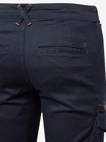 JACK & JONES Tapered Cargobroek 'Ace Dex' in Blauw