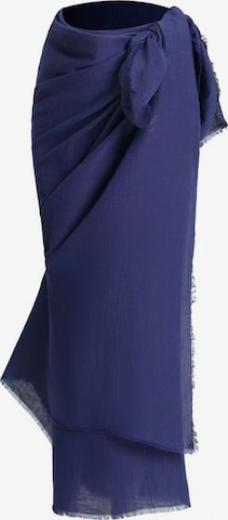 Emilie collection Strandlaken 'Pareo' in Blauw: voorkant