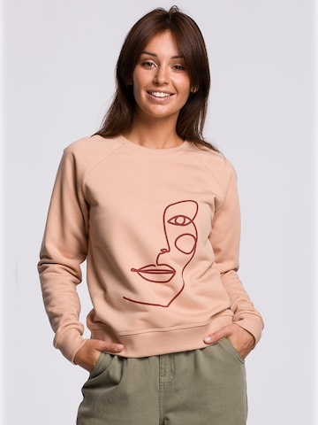 BeWear Sweatshirt in Beige: Vorderseite