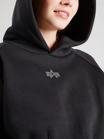 ALPHA INDUSTRIES Μπλούζα φούτερ σε μαύρο