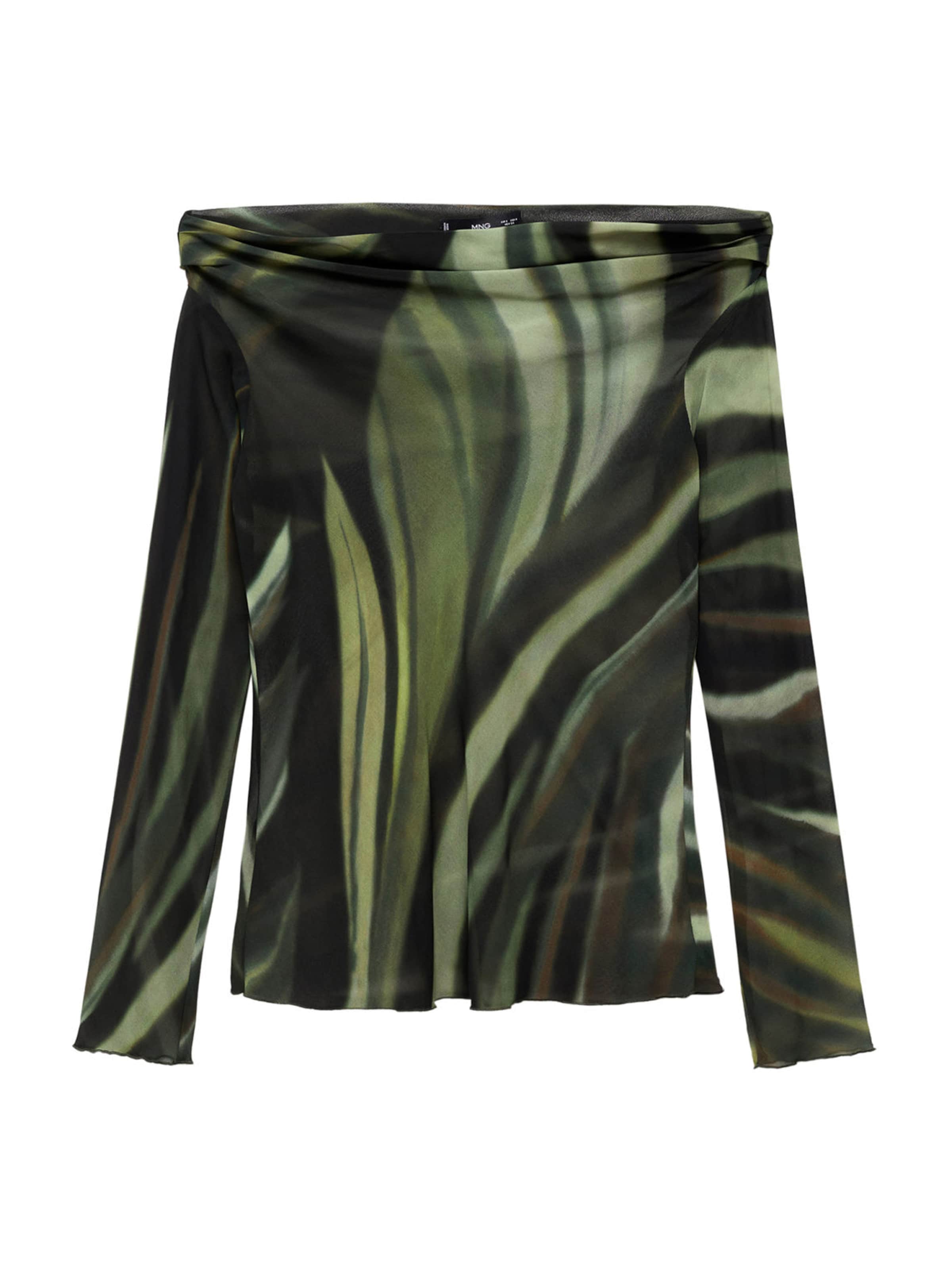 MANGO Блуза 'DONNY' в черно: отпред