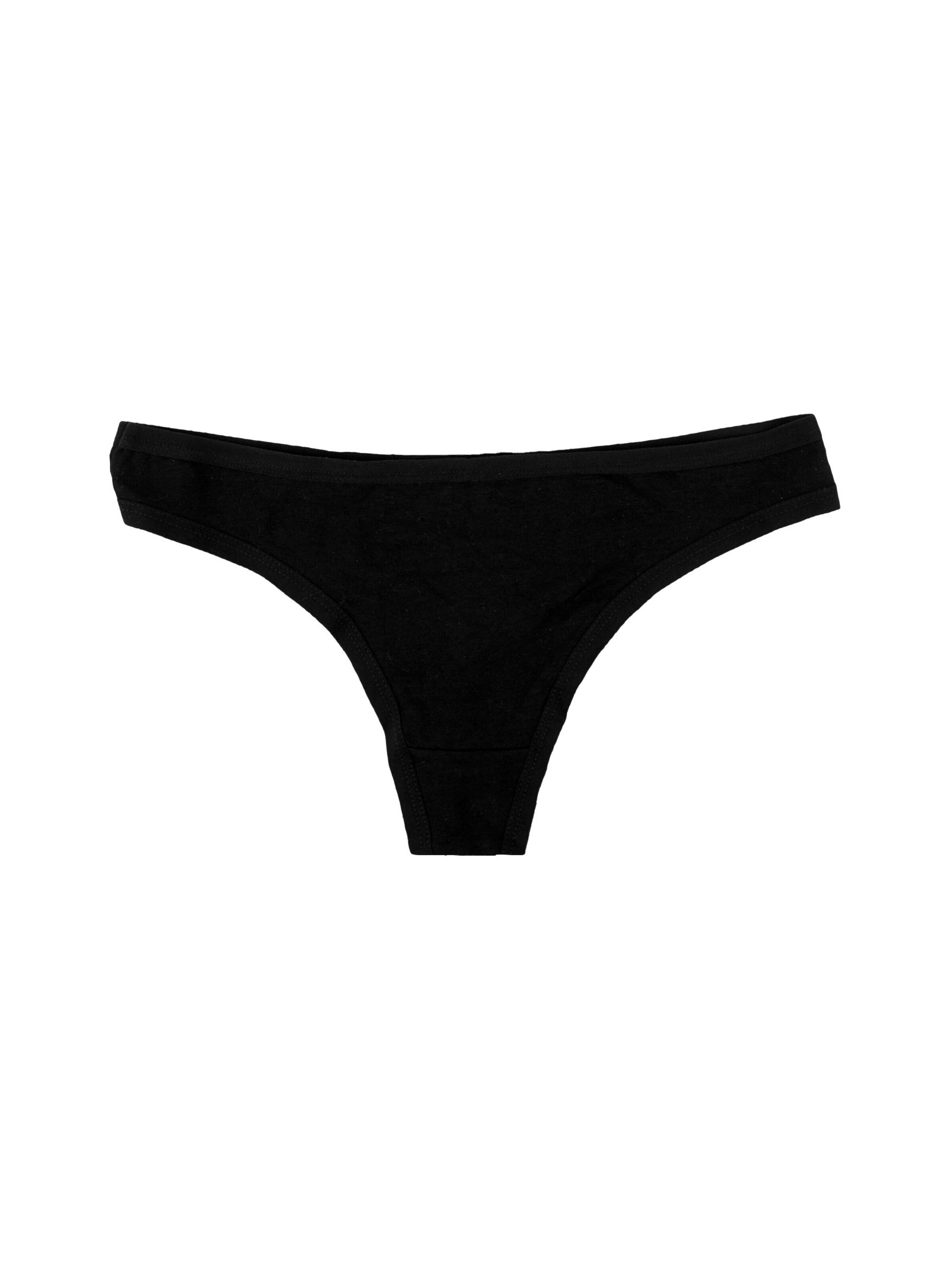 String 'BASIC MAX String Tanga 5er Pack' Maxte en noir