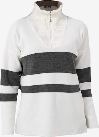 Jimmy Sanders Sweater in White: front