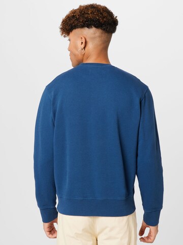 Folk Sweatshirt in Blau