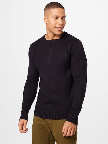 Brandit Pullover 'Armee' in Schwarz: predná strana