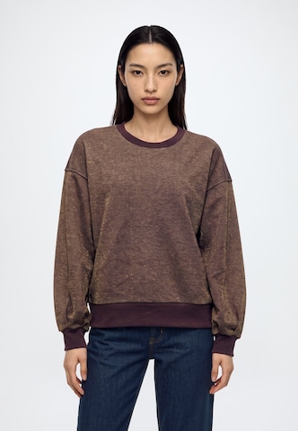 NÜMPH Sweatshirt 'SALINA' in Brown: front