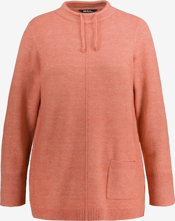 Ulla Popken Sweater in Orange: front