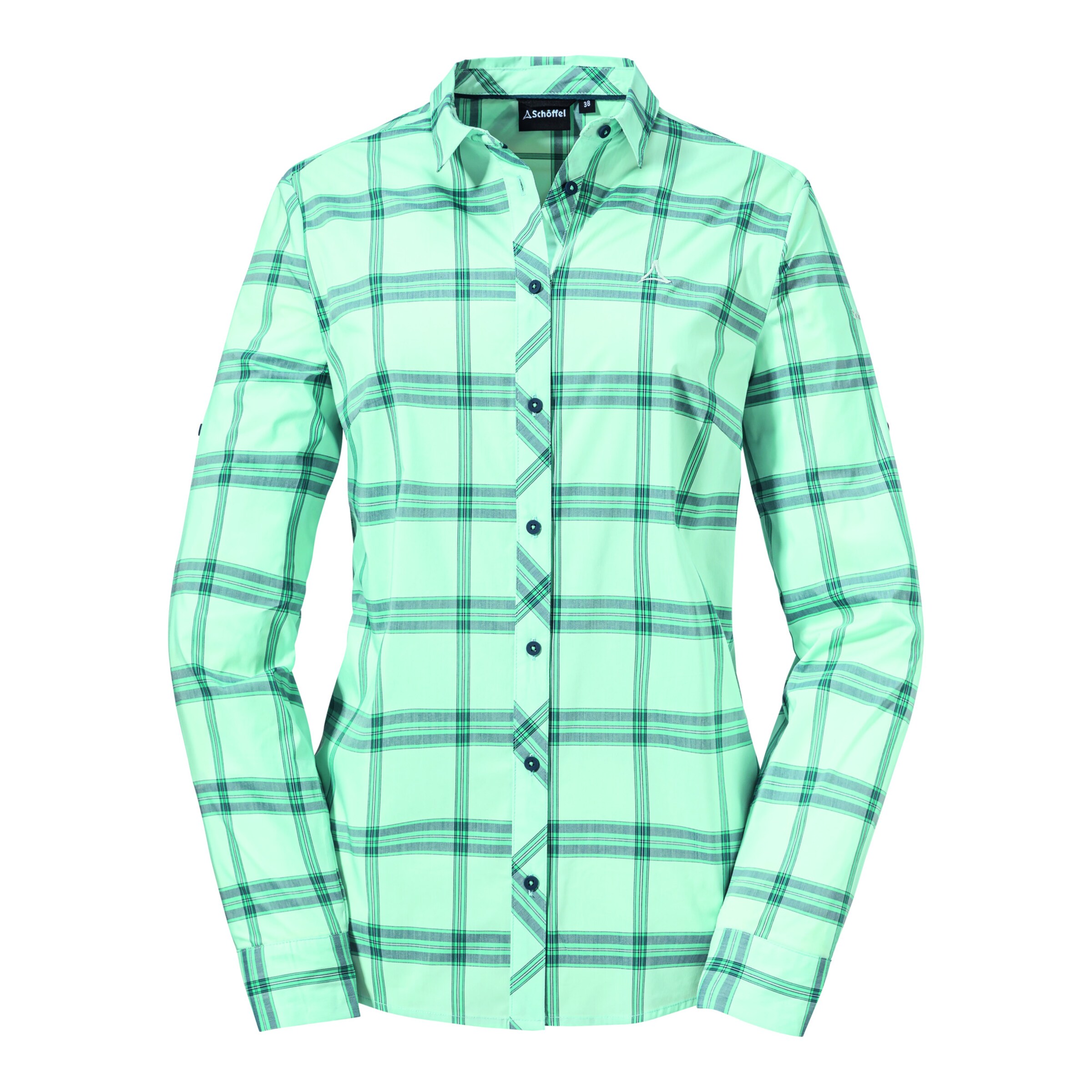 Camicia funzionale di Schöffel in verde: frontale