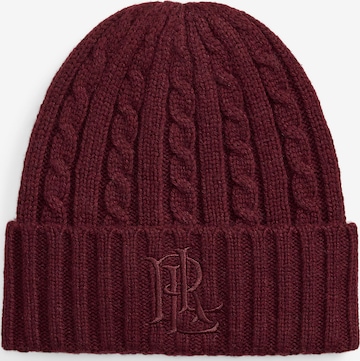 Lauren Ralph Lauren Beanie in Red: front