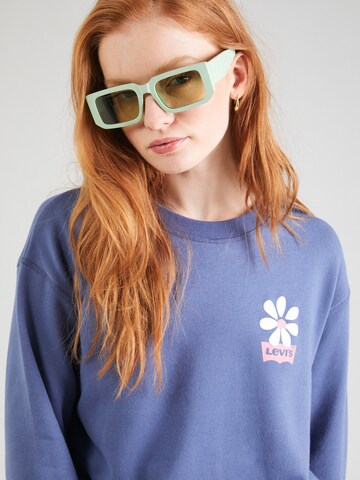 LEVI'S ® - Sweatshirt 'Graphic Standard Crew' em azul