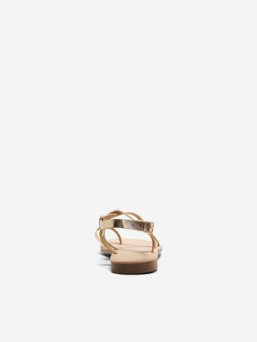 Sandalo con cinturino 'MANDALA-15' di ONLY in oro