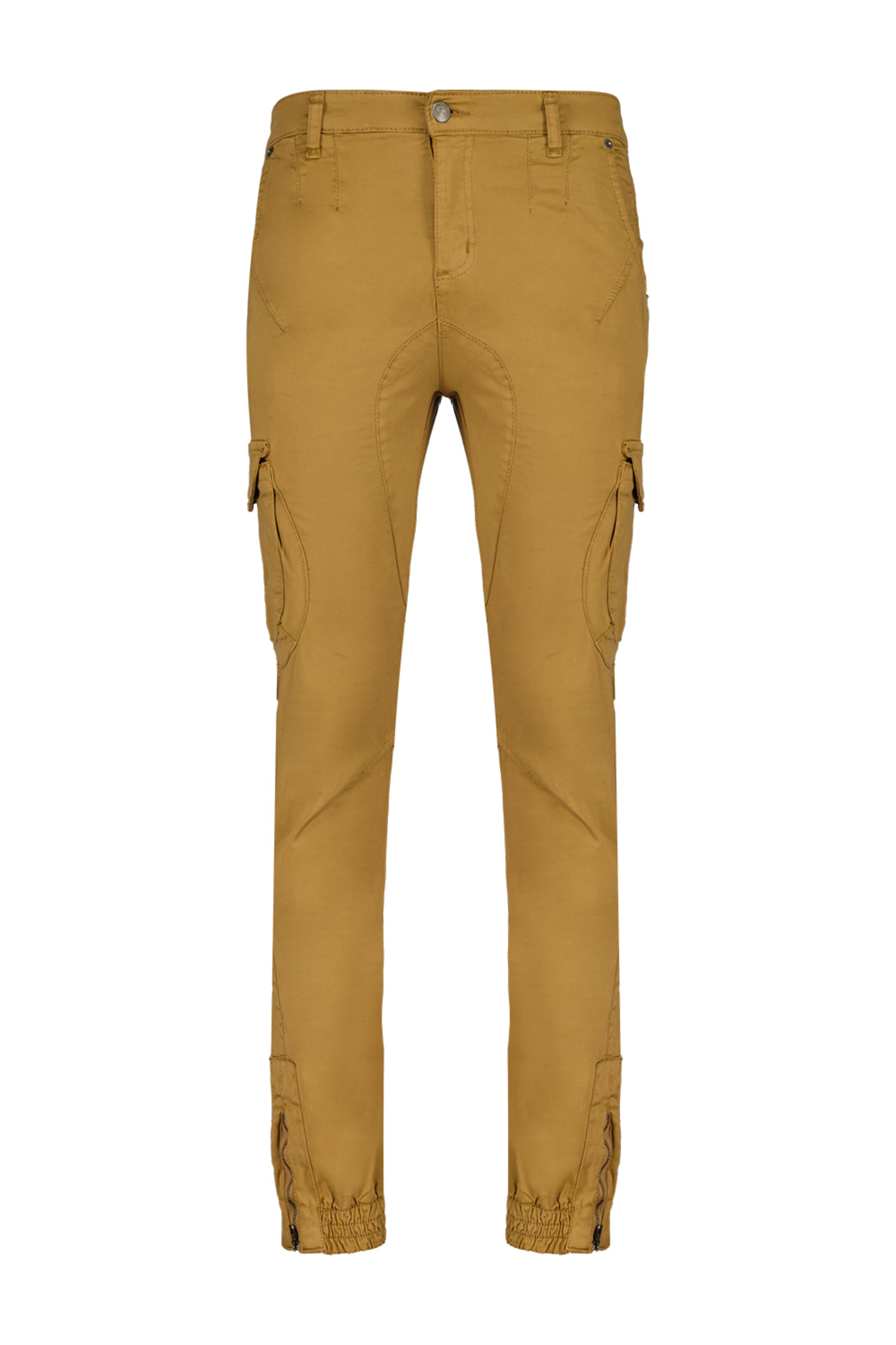 Regular Pantalon ' GARDEN ' Deeluxe en beige : devant