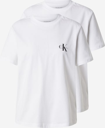 Calvin Klein Jeans Футболка в Белый: спереди