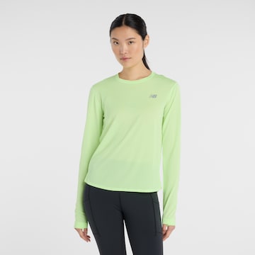 T-shirt fonctionnel 'Athletics' new balance en vert : devant