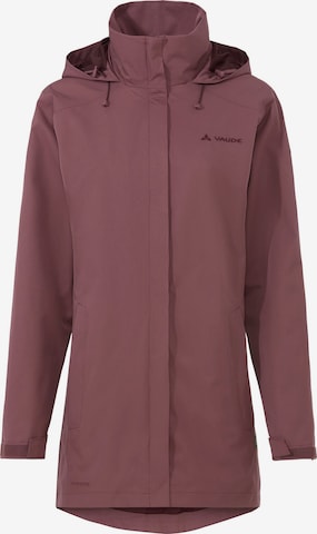 VAUDE Outdoorparka 'Escape' in Rot: Vorderseite