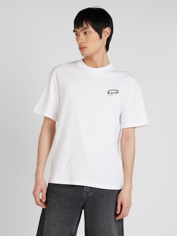 T-Shirt 'THREAD' JACK & JONES en blanc