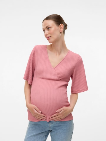 rožinė MAMALICIOUS Marškinėliai 'MLENYA TESS': priekis