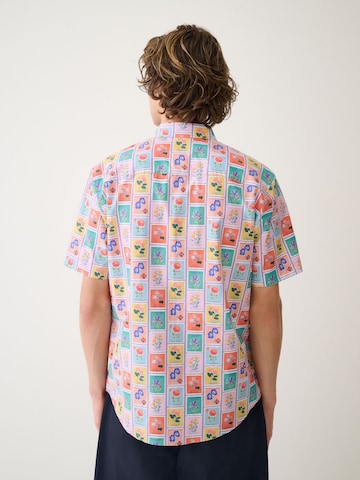 Coupe regular Chemise Next en mélange de couleurs