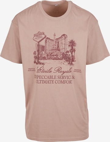 Mister Tee Shirt 'Etoile Royale' in Pink: front
