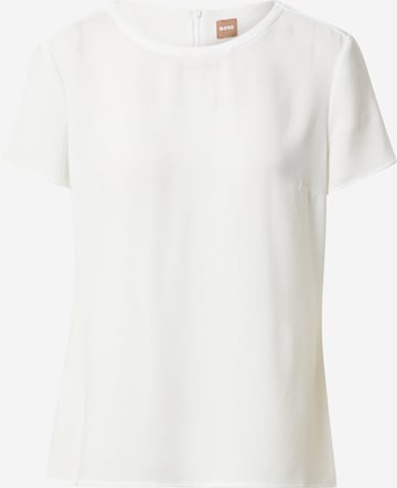 BOSS Black - Blusa 'Ilyna' em branco: frente