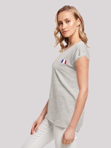 T-shirt 'France Frankreich Flagge Fahne' F4NT4STIC en gris