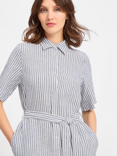 GANT Robe-chemise en marine / blanc, Vue avec produit