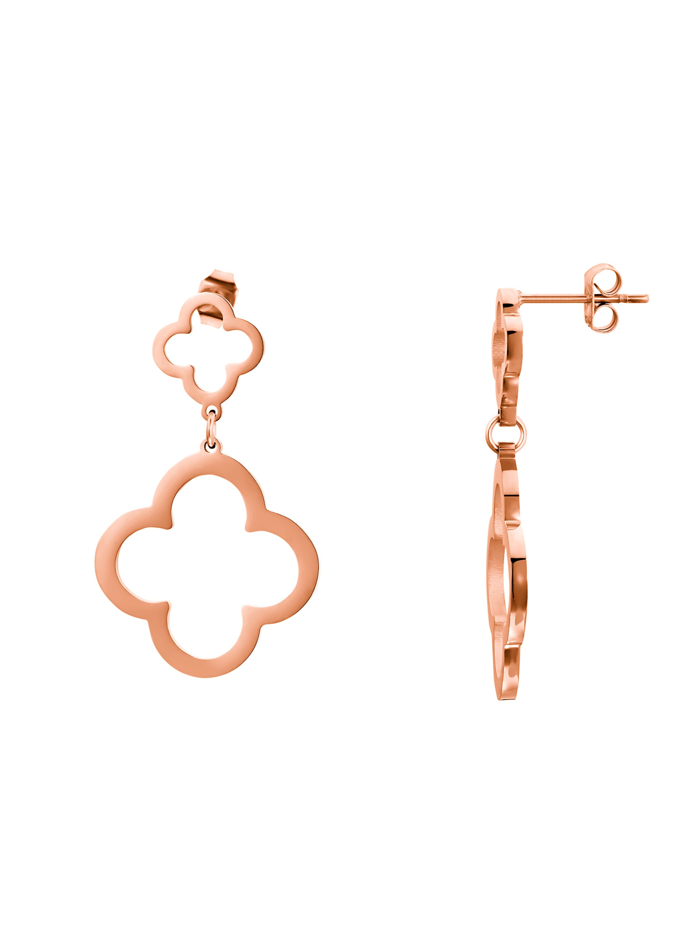 Boucles d'oreilles 'Kiana' Heideman en or : devant