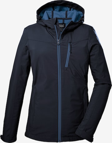 KILLTEC Outdoorjas 'KOS 89' in Blauw: voorkant