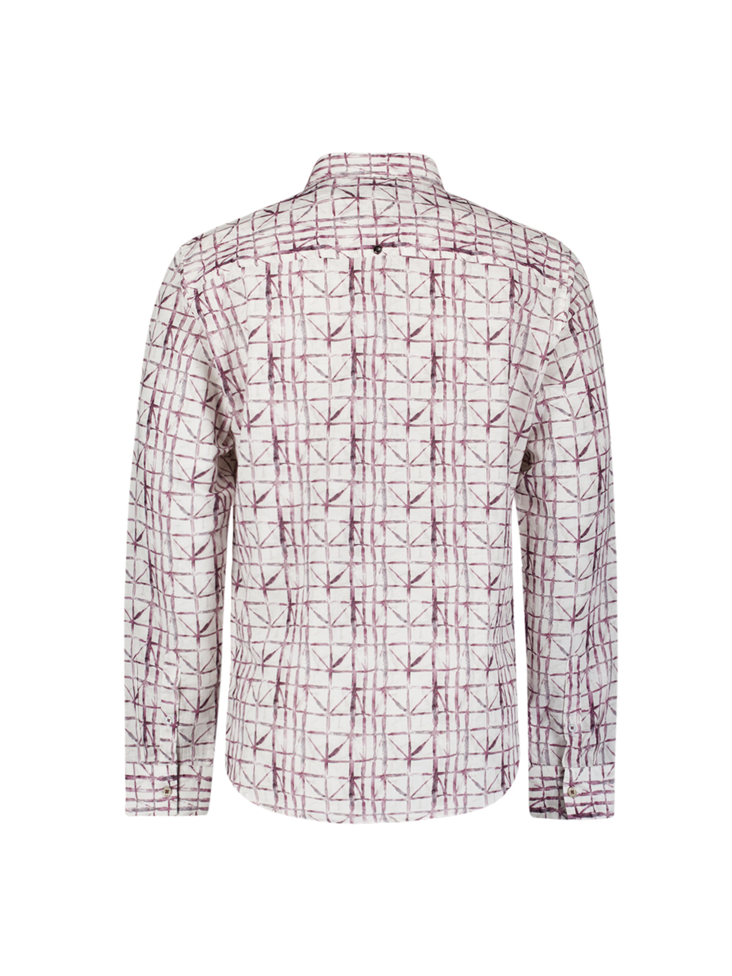 No Excess Regular fit Button Up Shirt in Purple