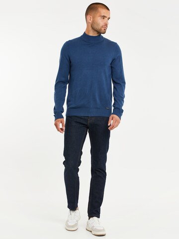 Threadbare Pullover in Blau