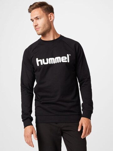 Hummel Athletic Sweatshirt in Black: front