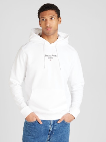 Tommy Jeans Sweatshirt in White: front