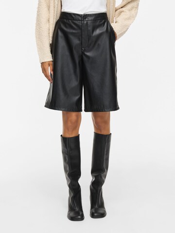 VILA - regular Pantalón en negro: frente