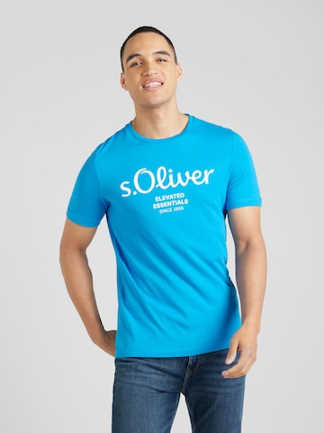 s.Oliver - Camisa em azul: frente