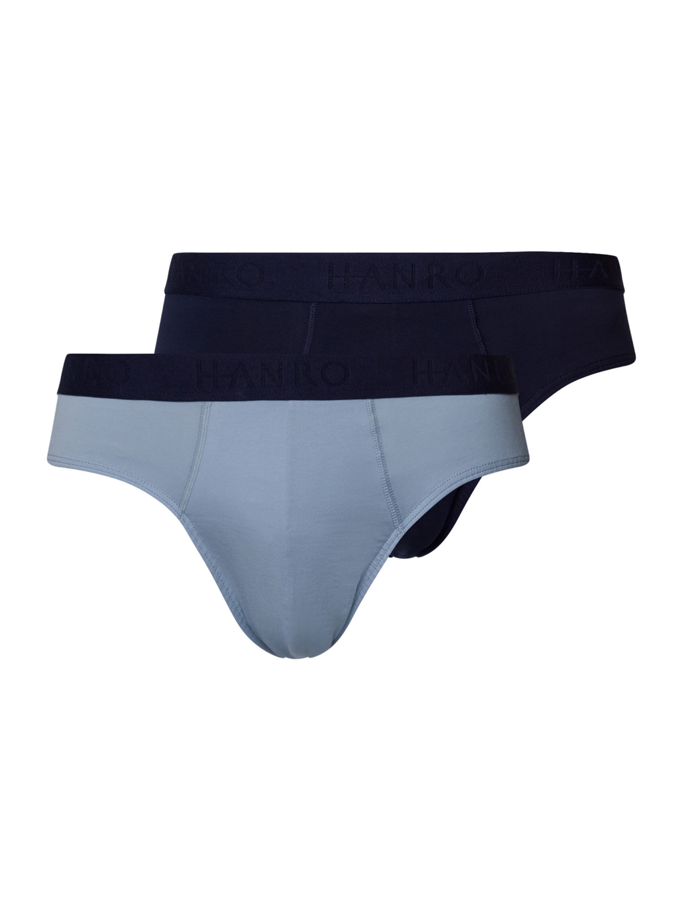 Hanro - Cueca ' Cotton Essentials ' em azul: frente