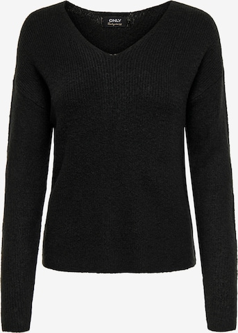 ONLY Sweater 'Camilla' in Black: front