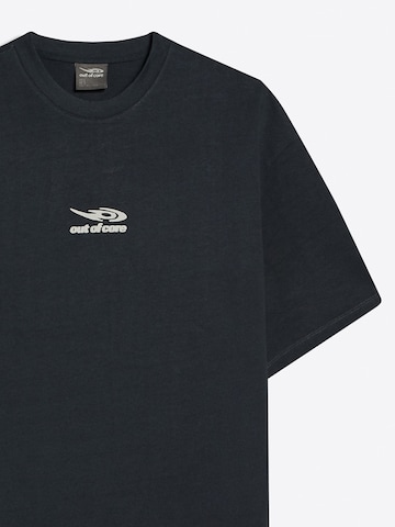 Bershka Póló 'OUT OF CORE' - szürke