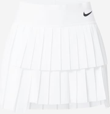 NIKE Športová sukňa 'Court Advantage' - biela: predná strana