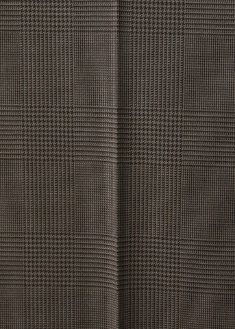 MANGO MAN Slim fit Pleat-Front Pants 'Milan' in Brown