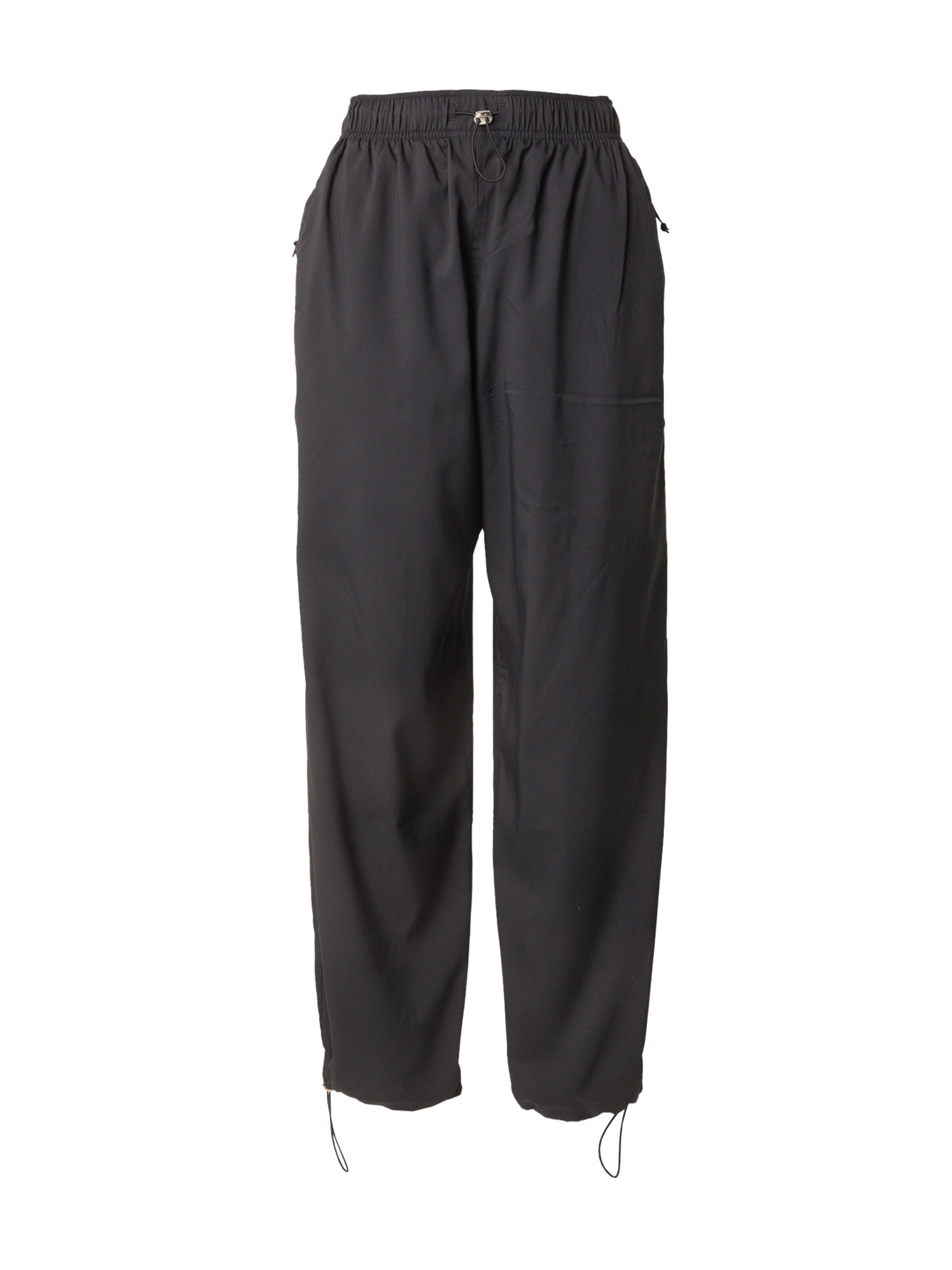 Girlfriend Collective Loosefit Παντελόνι φόρμας 'Amy' σε μαύρο: μπροστά