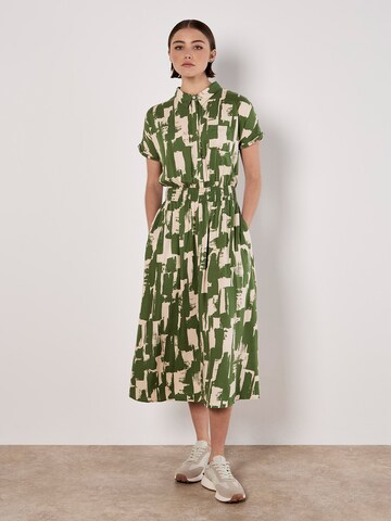 Apricot Jurk ' ' in Groen: voorkant