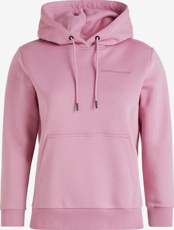 PEAK PERFORMANCE Sweatshirt Pullover in Pink: predná strana