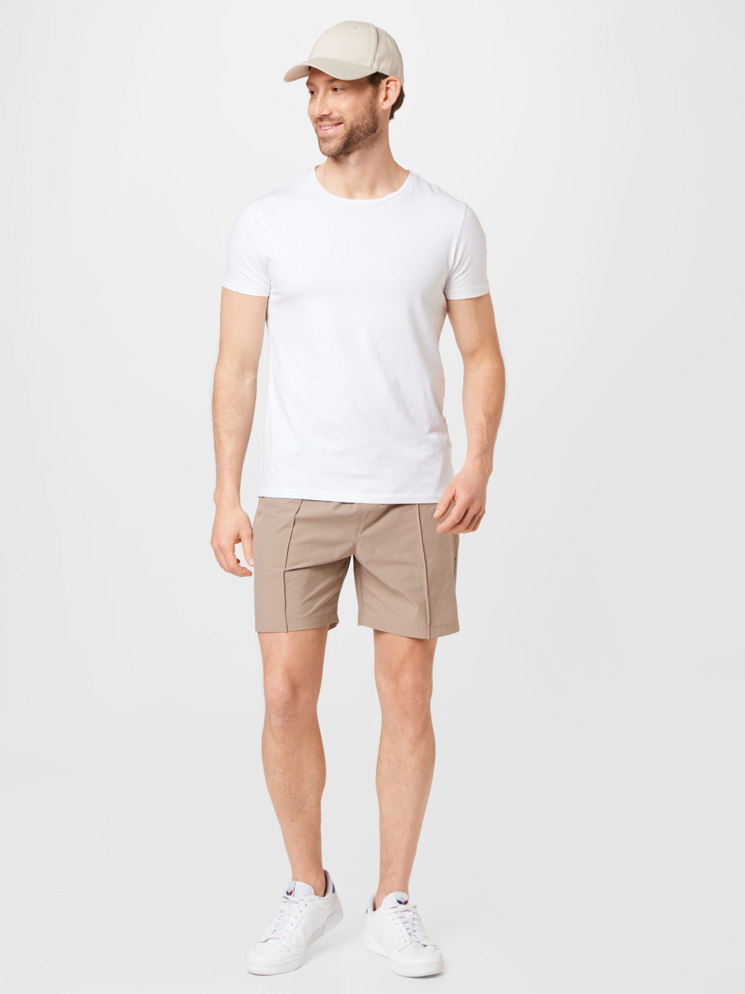 Männer Hosen Woodbird Shorts 'Hansi Tech' in Camel - QR33116 Männer Hosen Woodbird Shorts 'Hansi Tech' in Camel - QR33116