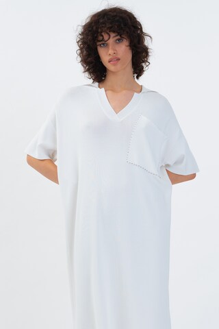 Robe Aligne en blanc