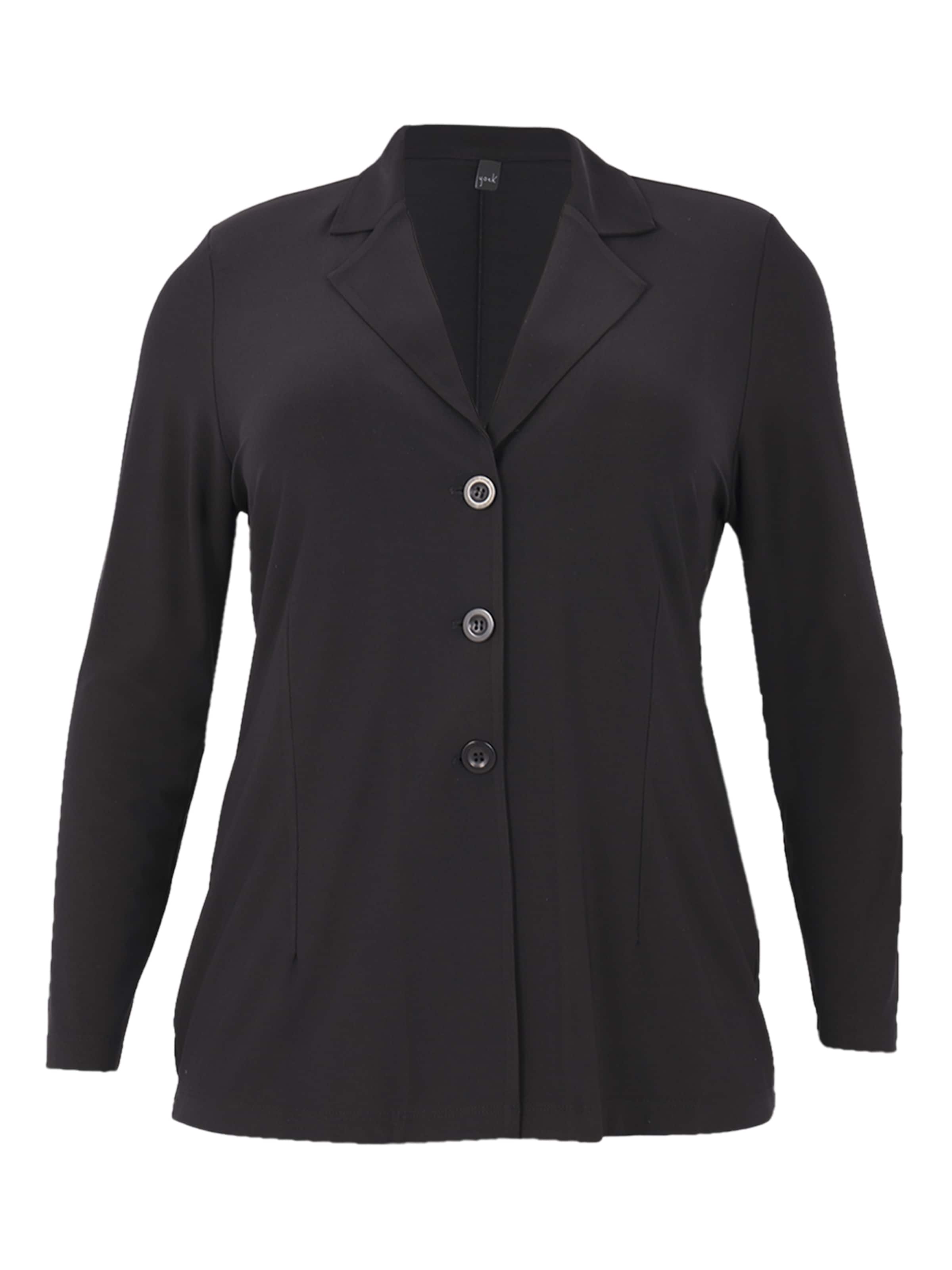 YOEK Blazer in Schwarz: Vorderseite