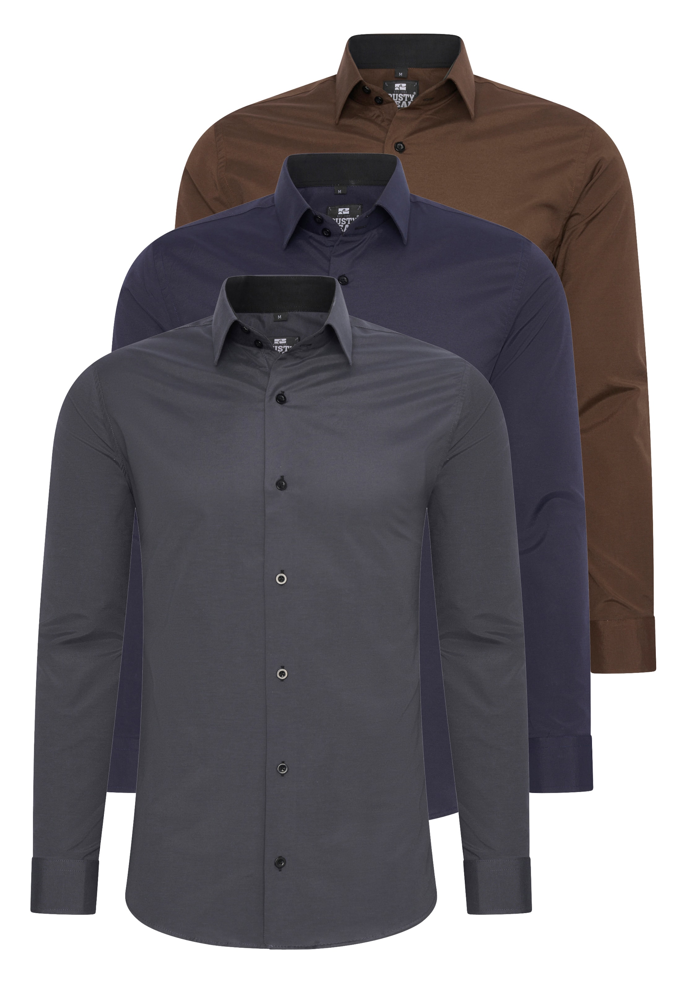Rusty Neal Slim fit Button Up Shirt in Mixed colours: front